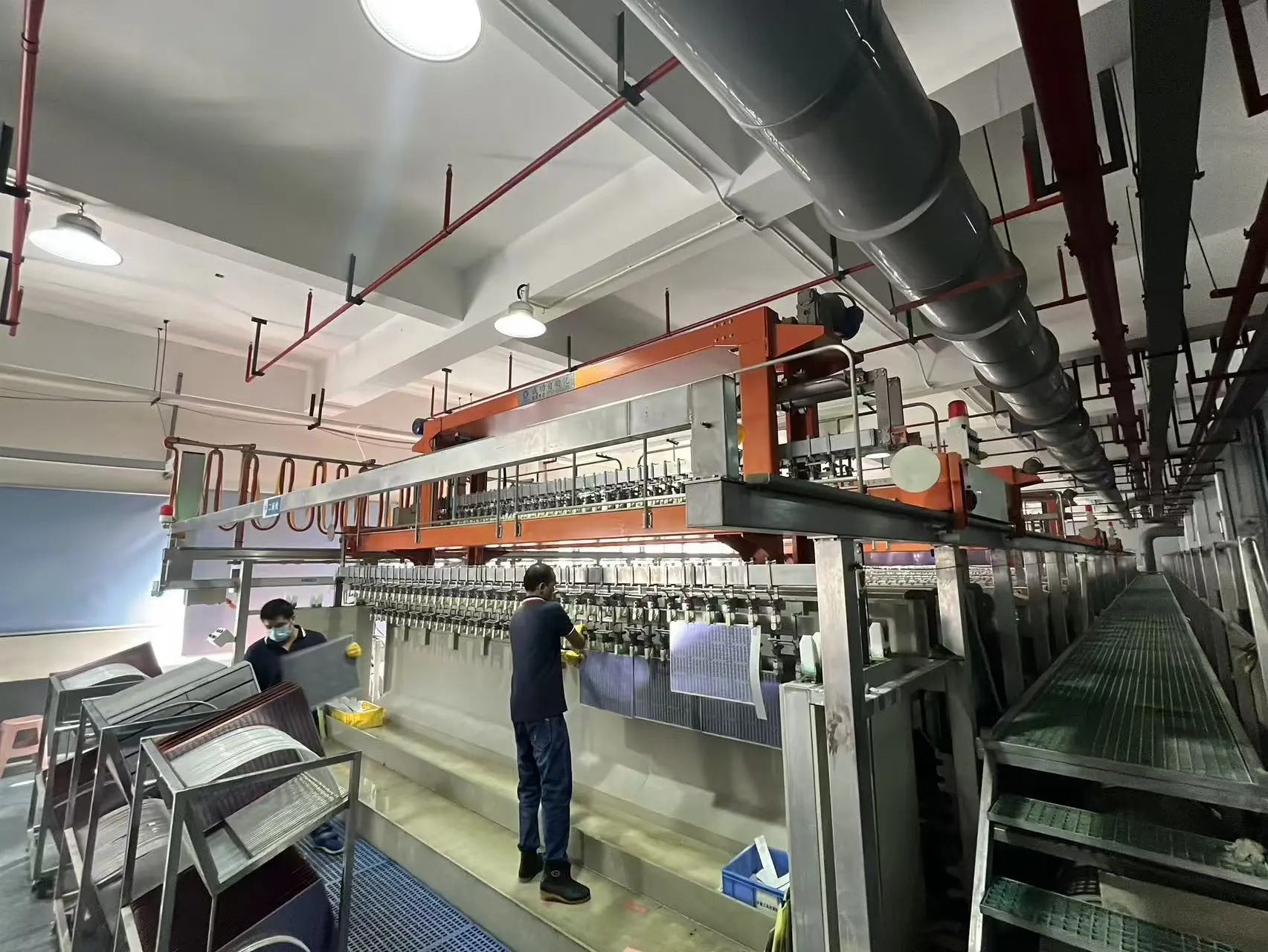 HXLFAB automated PCB plating production line